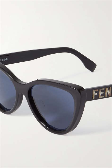 fendi havana sunglasses cat eye|fendi sunglasses prices.